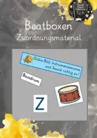 Vorschau - Aufgabenkarten - Beatboxen: Zuordnen - Deckblatt