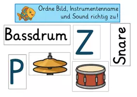 Vorschau - Aufgabenkarten - Beatboxen: Zuordnen - Seite 1
