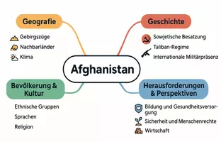 Vorschau - Arbeitsblätter - Lernposter + Arbeitsblätter zum Thema "Afghanistan" + Lösung & MP3 + Mindmap + Infografik - Seite 3