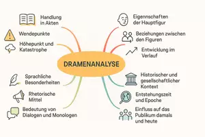 Vorschau - Arbeitsblätter - Arbeitsblatt "Dramenanalyse" + interaktive Lösung & MP3 + Mindmap - Seite 3