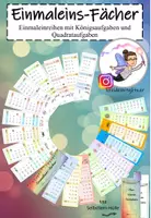 Vorschau - Arbeitsblätter - Materialpaket zum Einmaleins - Digitales Tafelmaterial/Einmaleinspass/Einmaleinsfächer/Urkunde - Seite 1