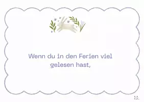 Vorschau - Aufgabenkarten - Ferienrückblick Challenge - Seite 2