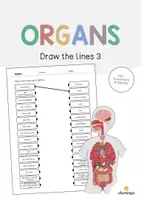 Vorschau - Arbeitsblätter - Organs: Draw the lines 3 (Englisch) - Deckblatt