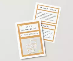 Vorschau - Spiele - ck oder k - Wanderdiktat - Deckblatt