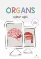 Vorschau - Stationenlernen - Organs: Station Signs (Englisch) - Deckblatt