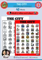 Aperçu - Affichage - THE CITY – Visual Dictionary (40 Words) - Page de couverture