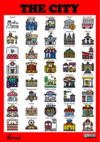 Aperçu - Affichage - THE CITY – Visual Dictionary (40 Words) - Page 1