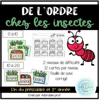 Aperçu - Apprentissages en autonomie - De l'ordre... chez les insectes - Page de couverture