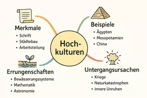 Vorschau - Arbeitsblätter - Lernposter + Arbeitsblatt "Hochkultur" + Onlineübung & MP3 + Mindmap + Infografik - Seite 3