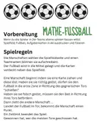 Vorschau - Spiele - Mathefußball - Spielanleitung - Seite 1