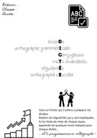 Aperçu - Préparation de séquence / Séquence complète - Version 1 (2024) - Dictées - CM1 : les régularités orthographiques - Page 1