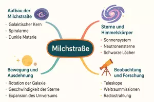 Vorschau - Arbeitsblätter - Lernposter + Arbeitsblätter zum Thema "Milchstraße" + Lösung & MP3 + Mindmap + Infografik - Seite 3