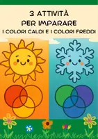 anteprima - Materiale di supporto/inclusione - 3 Attività per imparare i colori caldi e freddi - Pagina di copertina