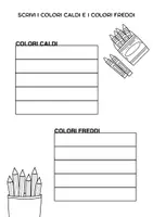 anteprima - Materiale di supporto/inclusione - 3 Attività per imparare i colori caldi e freddi - Pagina 2