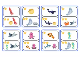 Aperçu - Jeux - Board Game 'Ocean animals' with Action Cards - Page 2