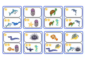 Aperçu - Jeux - Board Game 'Ocean animals' with Action Cards - Page 3