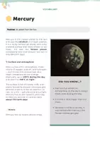 Vista previa - Unidades / Secuencias / Situaciones de Aprendizaje - The planets of the solar system in english – Illustrated guide + activities - página 2