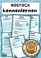 Vorschau - Mal- und Bastelvorlagen - ROSTOCK - Einführung - Deckblatt