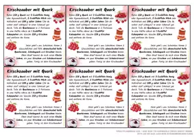 Vorschau - Unterrichtsreihen - Kirschzauber mit Quark | Mini-Rezeptkarte | vegetarisch | Feriengruß | Klasse 3–6 - Seite 2