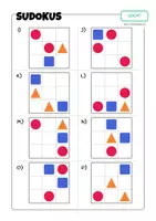 Vorschau - Arbeitsblätter - Mini-Sudokus 3x3 (mit Symbolen) - Seite 2