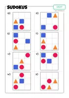 Vorschau - Arbeitsblätter - Mini-Sudokus 3x3 (mit Symbolen) - Seite 3