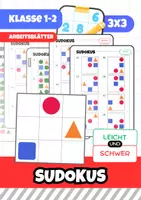 Vorschau - Arbeitsblätter - Mini-Sudokus 3x3 (mit Symbolen) - Deckblatt