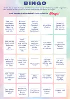 Vorschau - Spiele - Schulstart: Kennenlernen Bingo - Finde jemand der... - Deckblatt