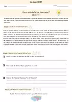 Vorschau - Arbeitsblätter - Gruppen- und Stationenarbeit Der Mauerfall 1989 - Deckblatt