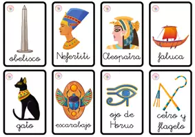Vista previa - Tarjetas / Manipulativos - Vocabulario Egipto - página 2