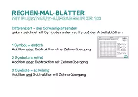 Vorschau - Arbeitsblätter - Rechenmalblätter Monster Plus-Minus ZR 100 Pixelbilder Kopfrechnen - Seite 2