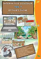 Vorschau - Spiele - Freebie, Ottilies Suche nach dem Zauberstein Teil 1, interaktive Lesespur, Lesespurgeschichte, 3. Klasse, 4. Klasse, 5. Klasse, Lesen, Otter, - Deckblatt