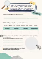 Vorschau - Stundenentwürfe - Wie erfahren wir etwas über früher? Quellen- Darstellungen - Seite 3