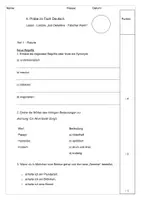 Vorschau - Test - Probe/Schulaufgabe Lesen - Isar Detektive - falscher Alarm - Deckblatt
