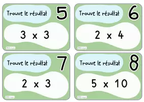 Aperçu - Jeux - Colle et crayon jeu de piste la multiplication - Page 3