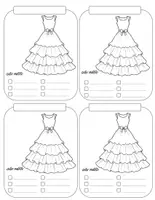 Aperçu - Apprentissages en autonomie - My Fashion Fun Book-Coloring & Design! - Page 3