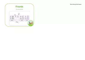 Vorschau - Fördermaterial/Inklusion - Klettmappe: Freunde (Bild/Anlaut/Wort) - Probeexemplar - Seite 3