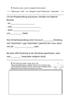 Vorschau - Arbeitsblätter - Sicherheitsschaltung/ UND-Schaltung/ Reihenschaltungen von Schaltern - Seite 3