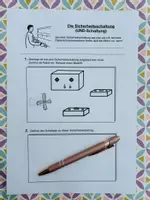 Vorschau - Arbeitsblätter - Sicherheitsschaltung/ UND-Schaltung/ Reihenschaltungen von Schaltern - Deckblatt