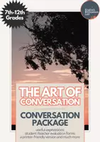 Vorschau - Arbeitsblätter - Art of Conversation- Middle/High School Conversation Package - Deckblatt
