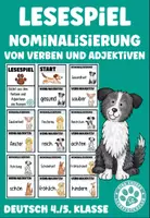Vorschau - Spiele - Lesespiel Nominalisierung von Verben und Adjektiven Hundeklasse - Deckblatt