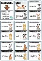 Vorschau - Spiele - Lesespiel Nominalisierung von Verben und Adjektiven Hundeklasse - Seite 1