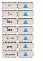 Vista previa - Refuerzo / NEE / Materiales de apoyo - Gramática Montessori: clasificación de palabras - página 2