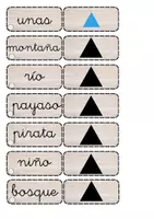 Vista previa - Refuerzo / NEE / Materiales de apoyo - Gramática Montessori: clasificación de palabras - página 3