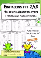Vorschau - Arbeitsblätter - Materialpaket "Einmaleins + Division – Arbeitsblätter: Festigen und automatisieren" - Seite 1