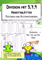 Vorschau - Arbeitsblätter - Division – 5er-, 7er- und 9er-Reihe automatisieren - Deckblatt