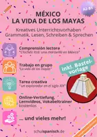 Vorschau - Mal- und Bastelvorlagen - XXL Sparpaket: Spanische Redekarten inkl. Bonus Geschenk "Materialpaket: México, la vida de los maya" - Seite 1