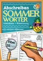 Vorschau - Arbeitsblätter - Abschreiben Klasse 1/2: Wörterlisten „Sommer“ - Deckblatt