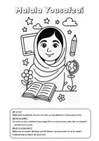 Vorschau - Arbeitsblätter - Starke Frauen und Mädchen Ausmalen und Lernen Klasse 1 bis 5 - Seite 2