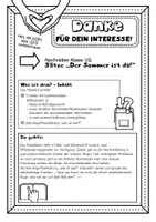 Vorschau - Arbeitsblätter - Freebie Abschreiben Klasse 1/2: Sommersätze - Seite 1