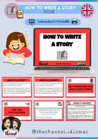 Aperçu - Préparation de séance / Séance complète - WRITING GUIDES: INFORMAL EMAIL, ARTICLE & STORY - Page 1